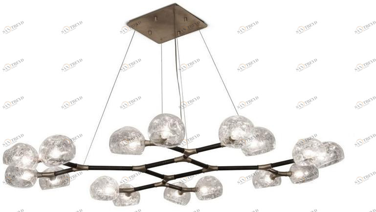 BRABBU Подвесной светильник из стекла sun-id-1501747