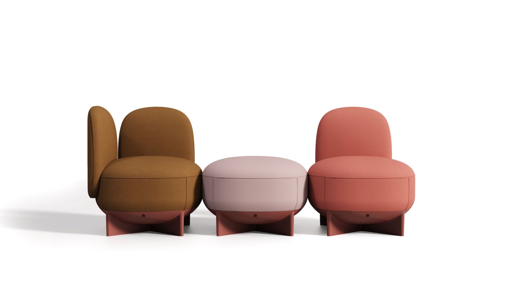 Секционный стул из ткани GABER To-Go ARCH-00090580 - Вид №5