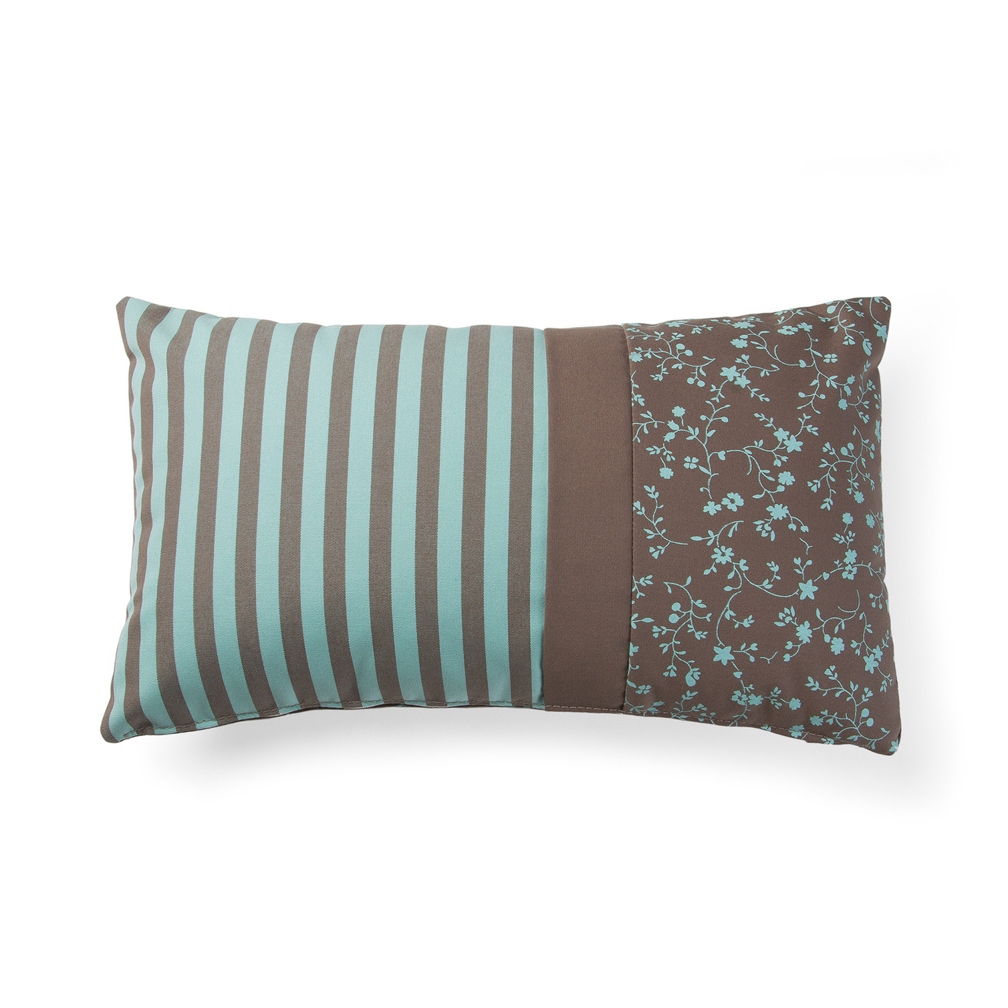 2000983191748 Подушка 30х50 коричнево-бирюзовая GUDEE Agua