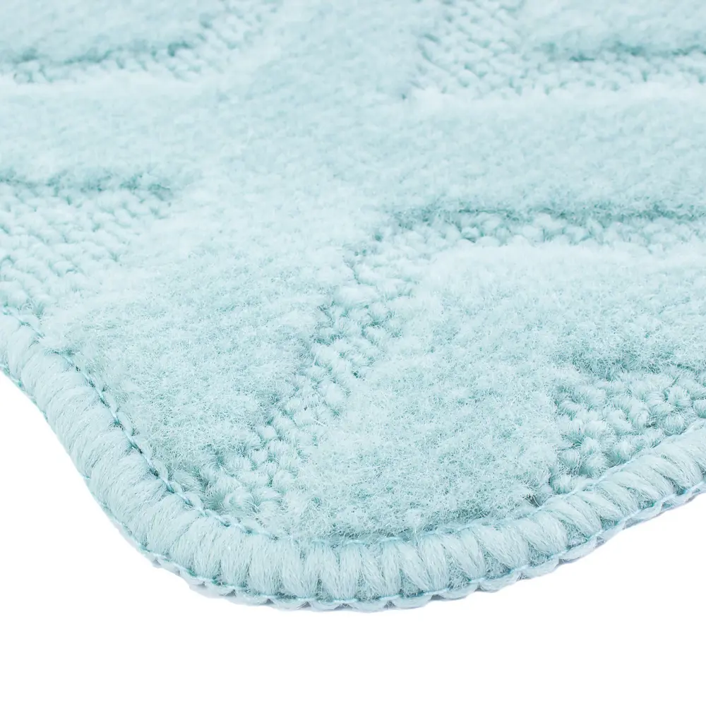 Набор ковриков «Геометрия» цвет мятный АКВАЛИНИЯ STLM-2209950 - Вид №2