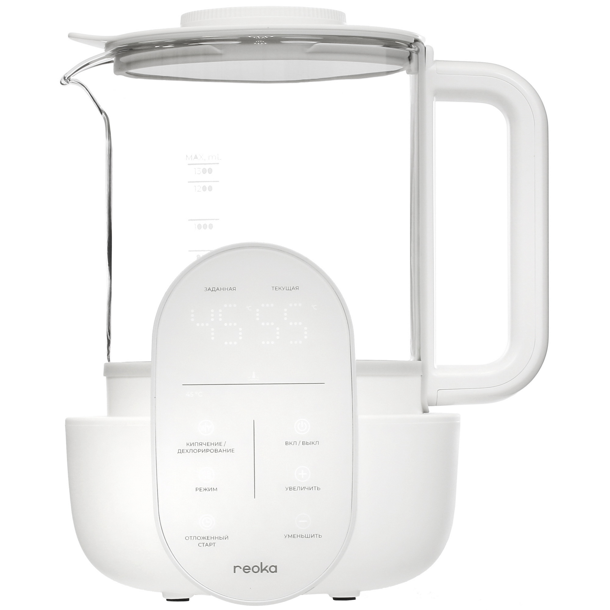9977414 Электрочайник Reoka RKEK-08TSWG белый STDN-0007075