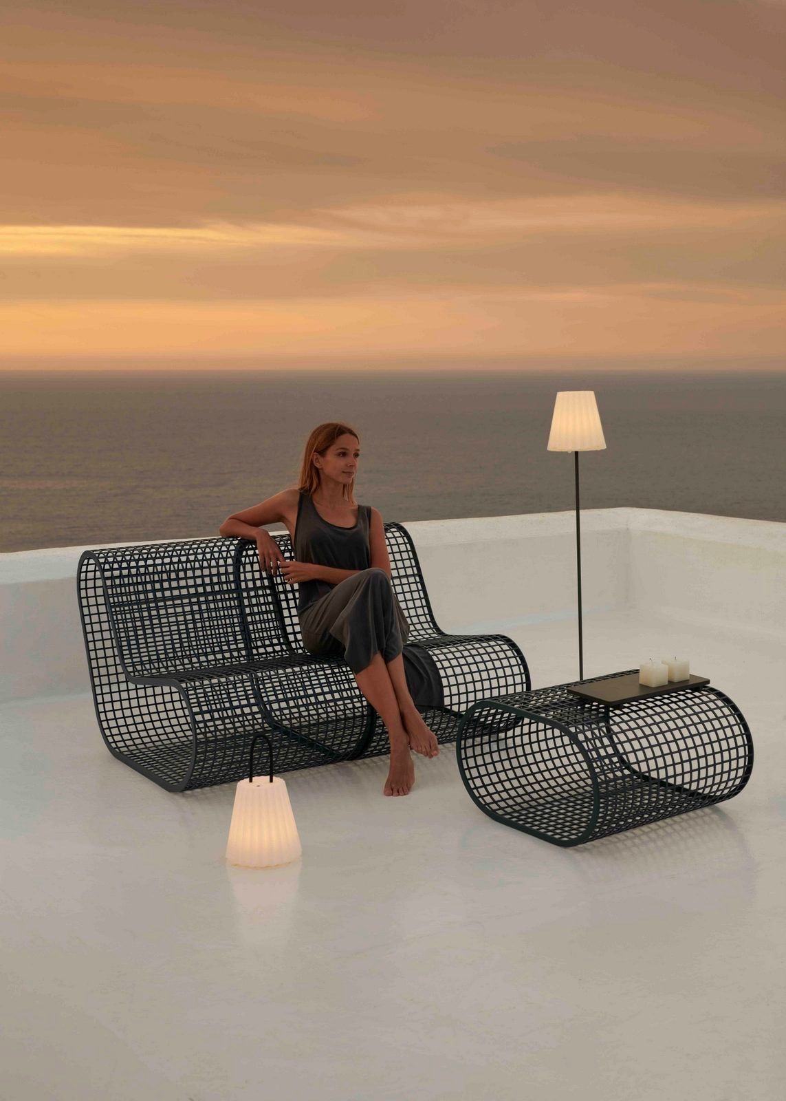 Прямоугольный алюминиевый журнальный столик GANDIABLASCO Buit ARCH-00127872 - Вид №12