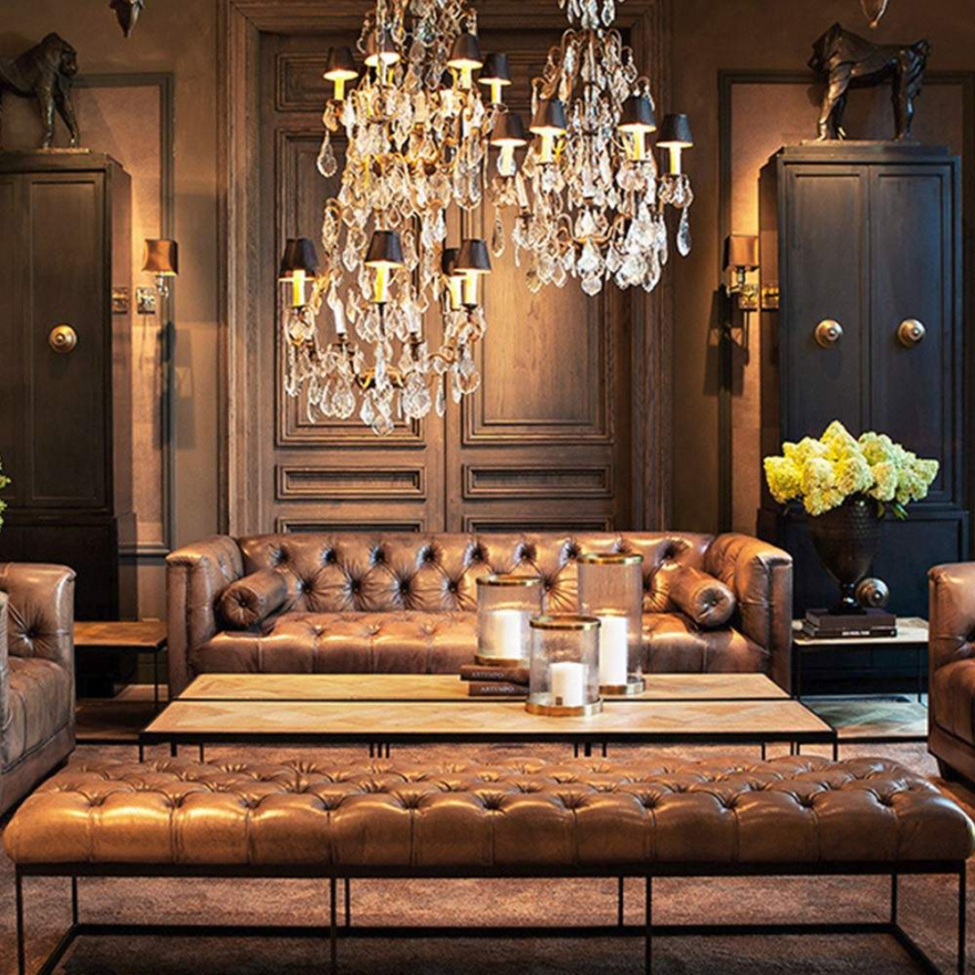 Скамейка York от Eichholtz EICHHOLTZ ДИЗАЙНЕРСКИЕ, EICHHOLTZ 060435 Коричневый  - Вид №4