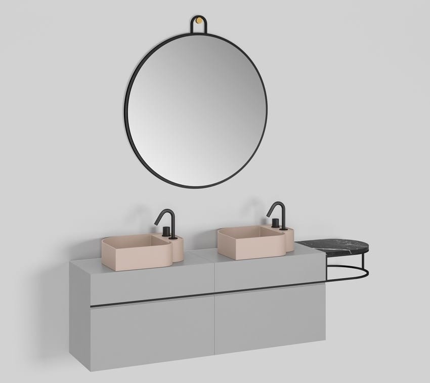 Двойной секционный подвесной умывальник Ex.T Nouveau ARCH-00078811 - Вид №5