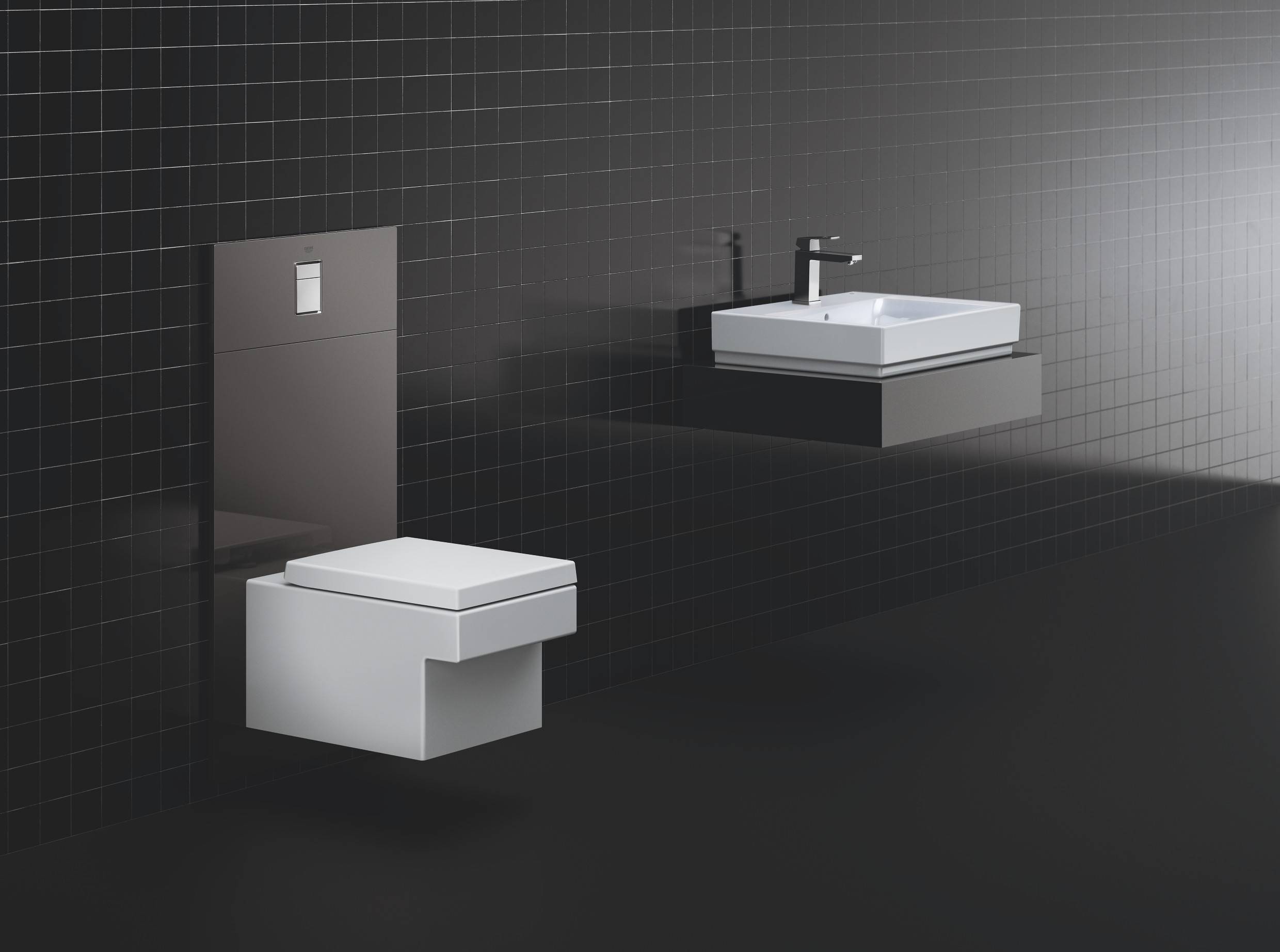 NW0040 Подвесной унитаз настенный Белый Grohe Cube Тайвань - Вид №5