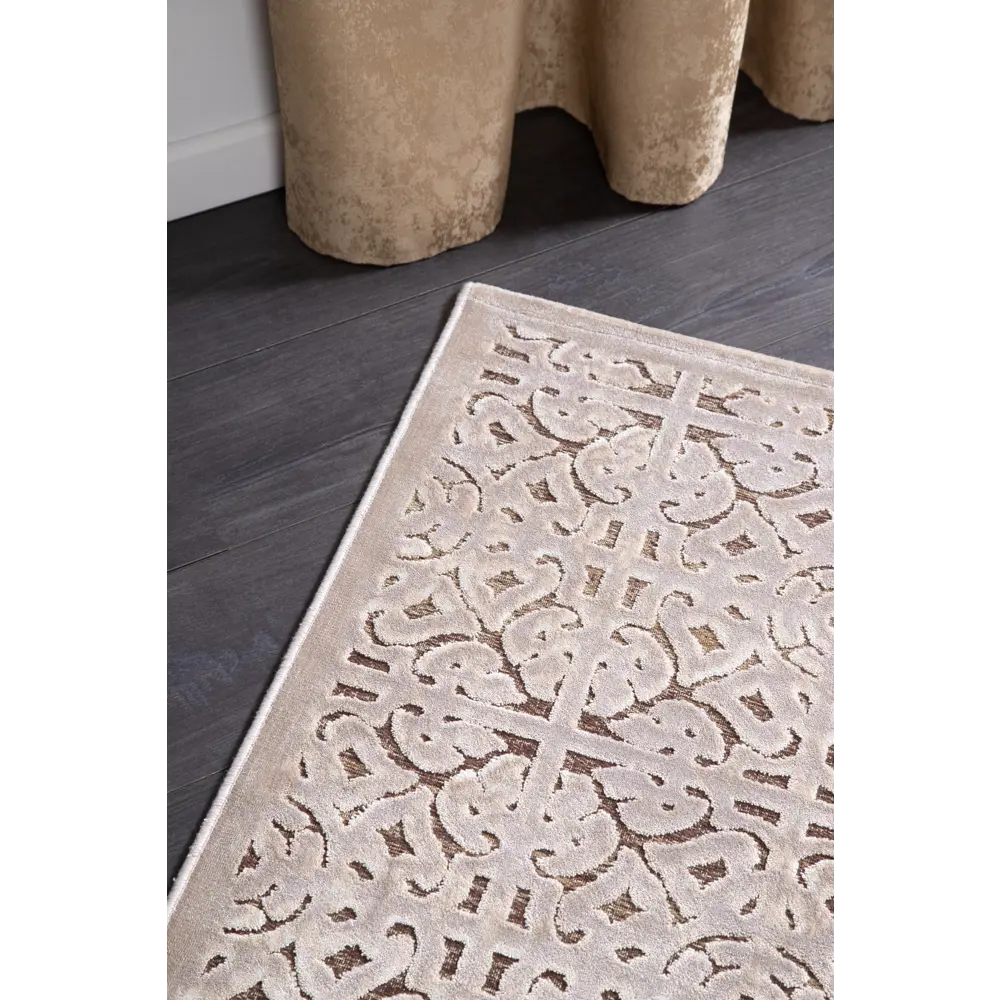 Ковер вискоза Рим 724N 160x235 см цвет бежевый CTIM STLM-2123192 - Вид №4