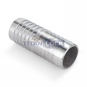 Соединитель для шлангов типа «ёлочка», 3", оцинкованная сталь TL3HM TITAN LOCK
