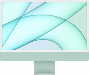 MGPJ3RU/A 24-inch imac with retina 4.5k display: m1 chip with 8-core cpu and 8-core gpu, 512gb - green Apple