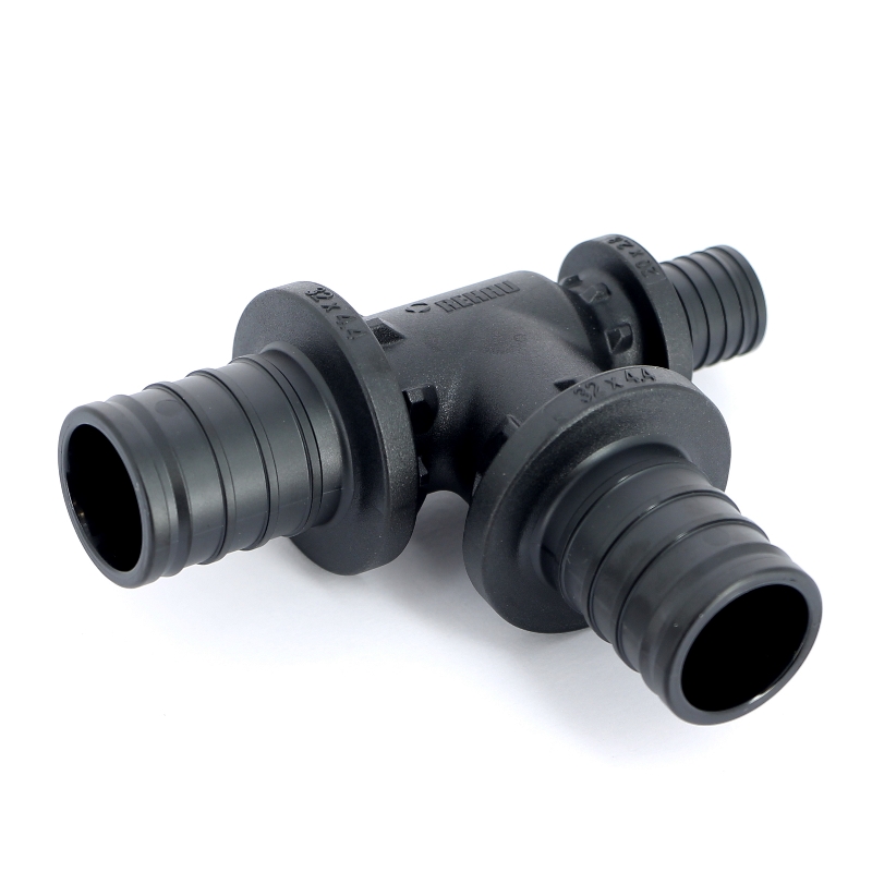 Тройник редукционный надвижной пластиковый REHAU 32x32x20 160074 - Вид №1