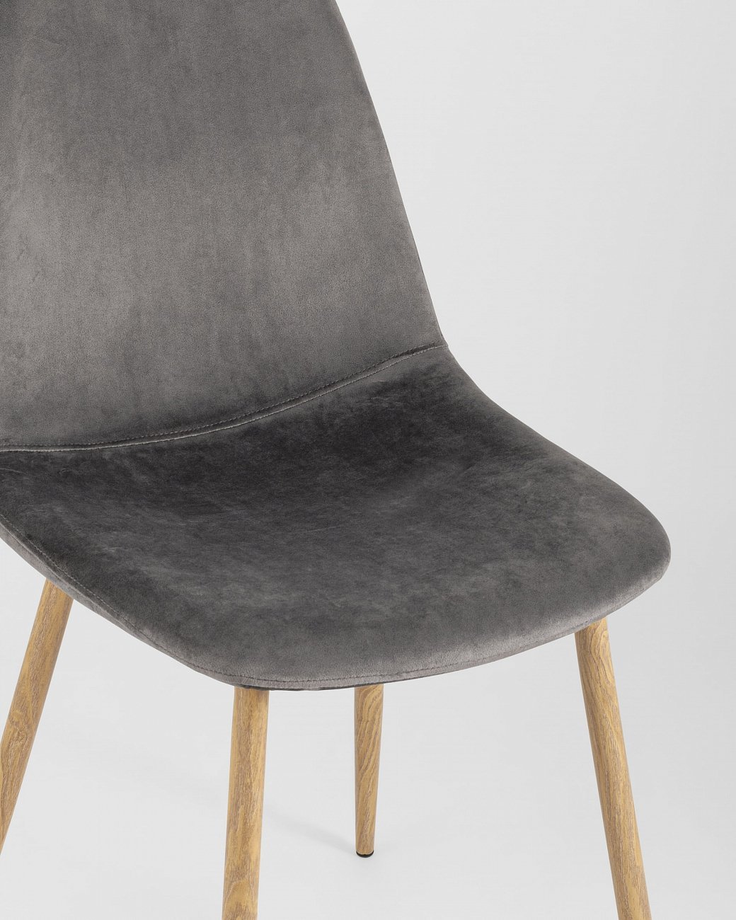 Стул со спинкой серый "Валенсия" STOOL GROUP ДИЗАЙНЕРСКИЕ, ИНТЕРЬЕРНЫЕ 00-3946284 Серый  - Вид №7