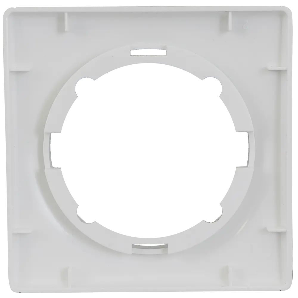 Рамка для розеток и выключателей Onekey Florence 1 пост, цвет белый ONEKEYELECTRO STLM-2072579 - Вид №3