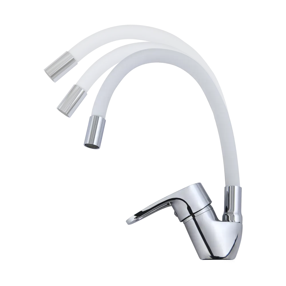 Santreyd Siena - кухонный смеситель с гибким изливом в белом цвете 83580739 PV-2021w STLM-0042090 - Вид №3