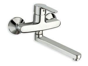 Профессиональный смеситель для кухни с 2 отверстиями и поворотным изливом