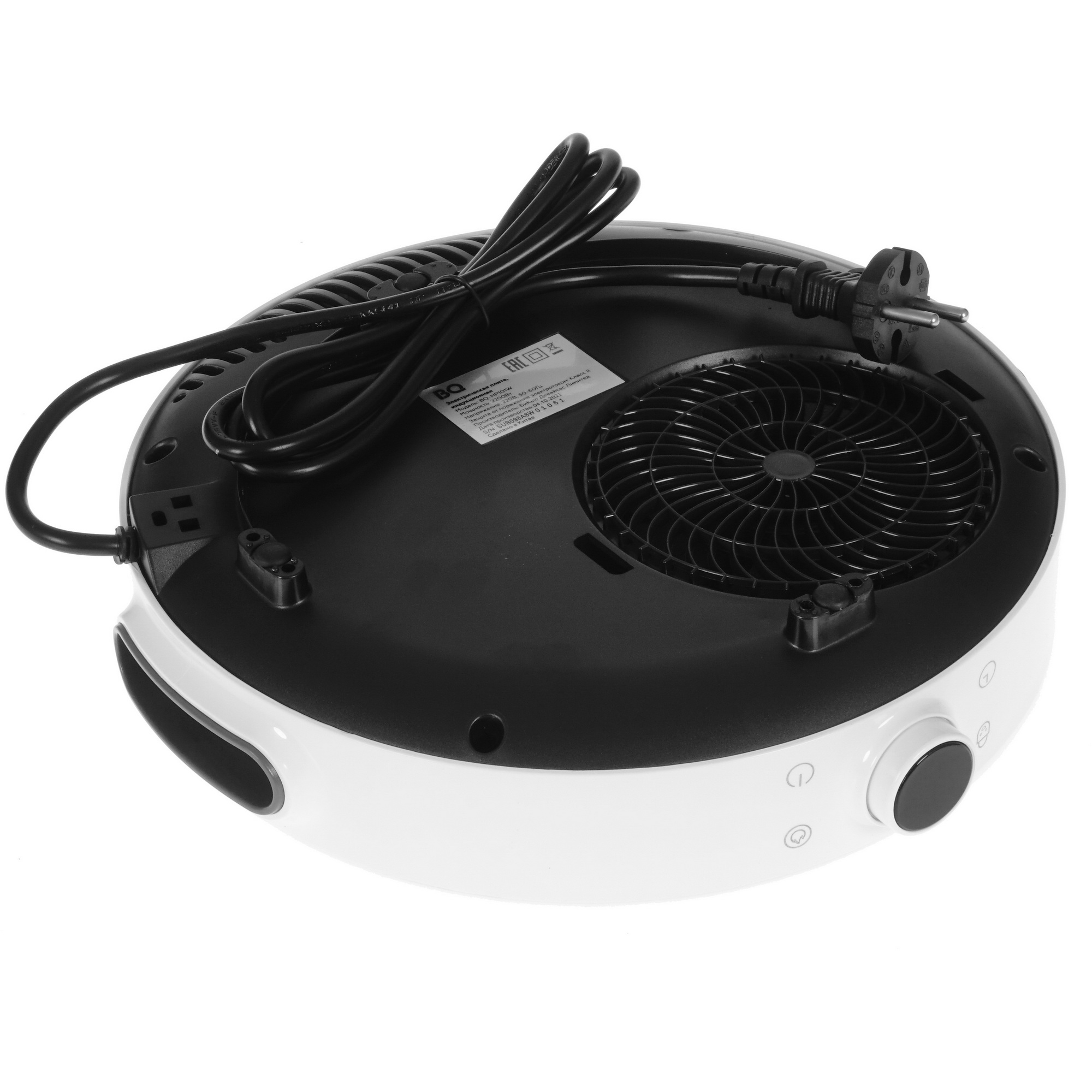 5352964 Плита компактная электрическая BQ HP101W белый STDN-0045047 - Вид №4