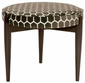 ANA ROQUE INTERIORS Низкий табурет с тканевой обивкой Luxury