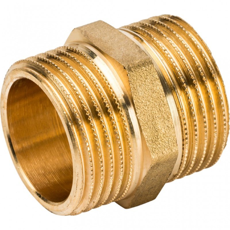 Ниппель НН 1" латунь STOUT SFT0003000011 - Вид №2