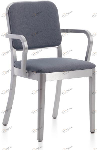 Emeco Мягкий алюминиевый стул с подлокотниками Navy officer sun-id-1390406