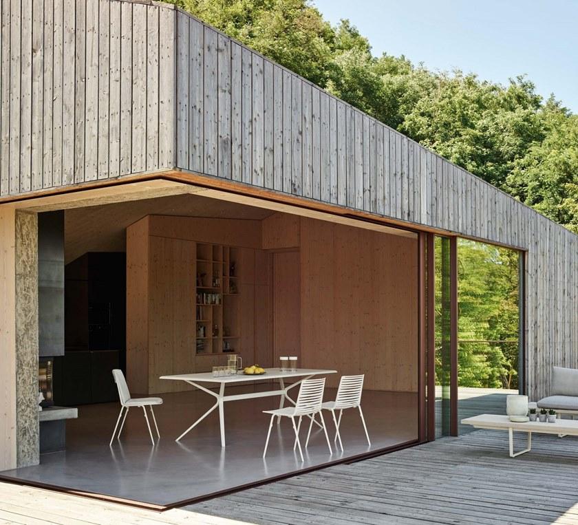 FAST Квадратный алюминиевый садовый стол Moai 92q14a - Вид №1