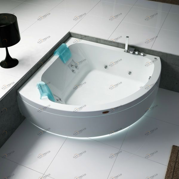 Ванна с гидромассажем "HYDRO BASE" Aquasoul Corner 155 угловая 9443-722A Jacuzzi 9443722A