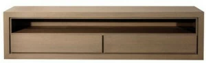 Ph Collection Низкая тумба под телевизор из фанерованной древесины Quadra