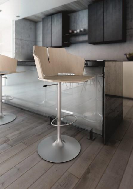 Luxy Регулируемый по высоте высокий табурет со спинкой Prima sun-id-1463689 - Вид №2