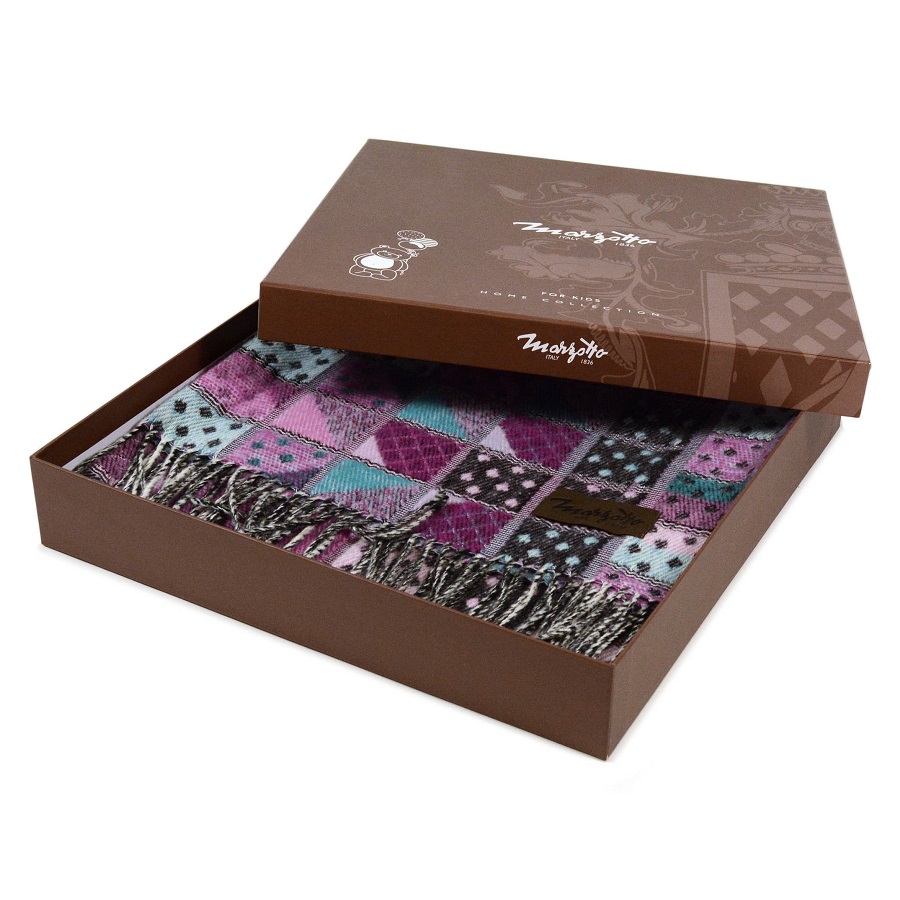 Плед детский Illinois s1 ctn, 75х115 см, сиреневый MARZOTTO ILLINOISS1CTN0040 - Вид №3