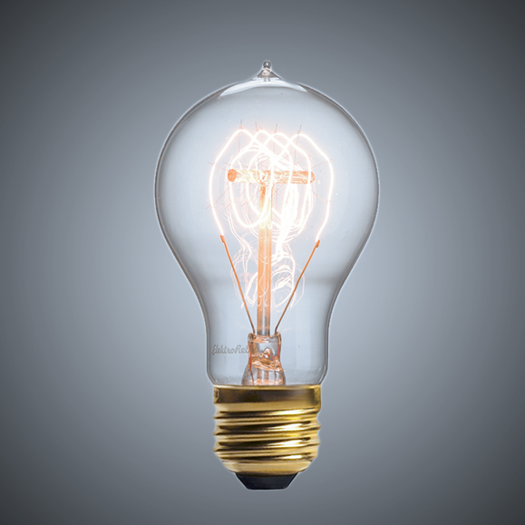 2000000053141 Винтажная лампа Эдисон Quad Loop (А19) 24 нити ELECTRORETRO  - Вид №1
