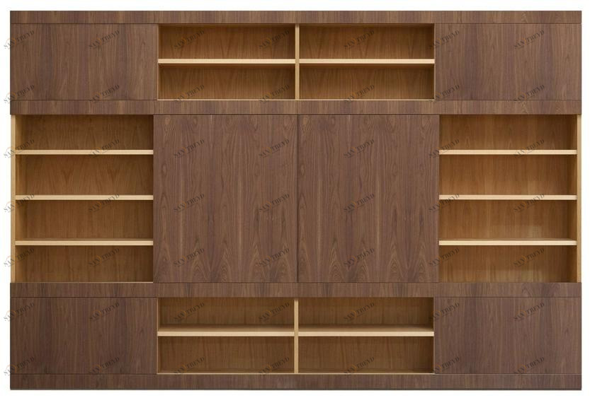Morelato Модульный книжный шкаф из вишни и ореха  Art. fs3510597 