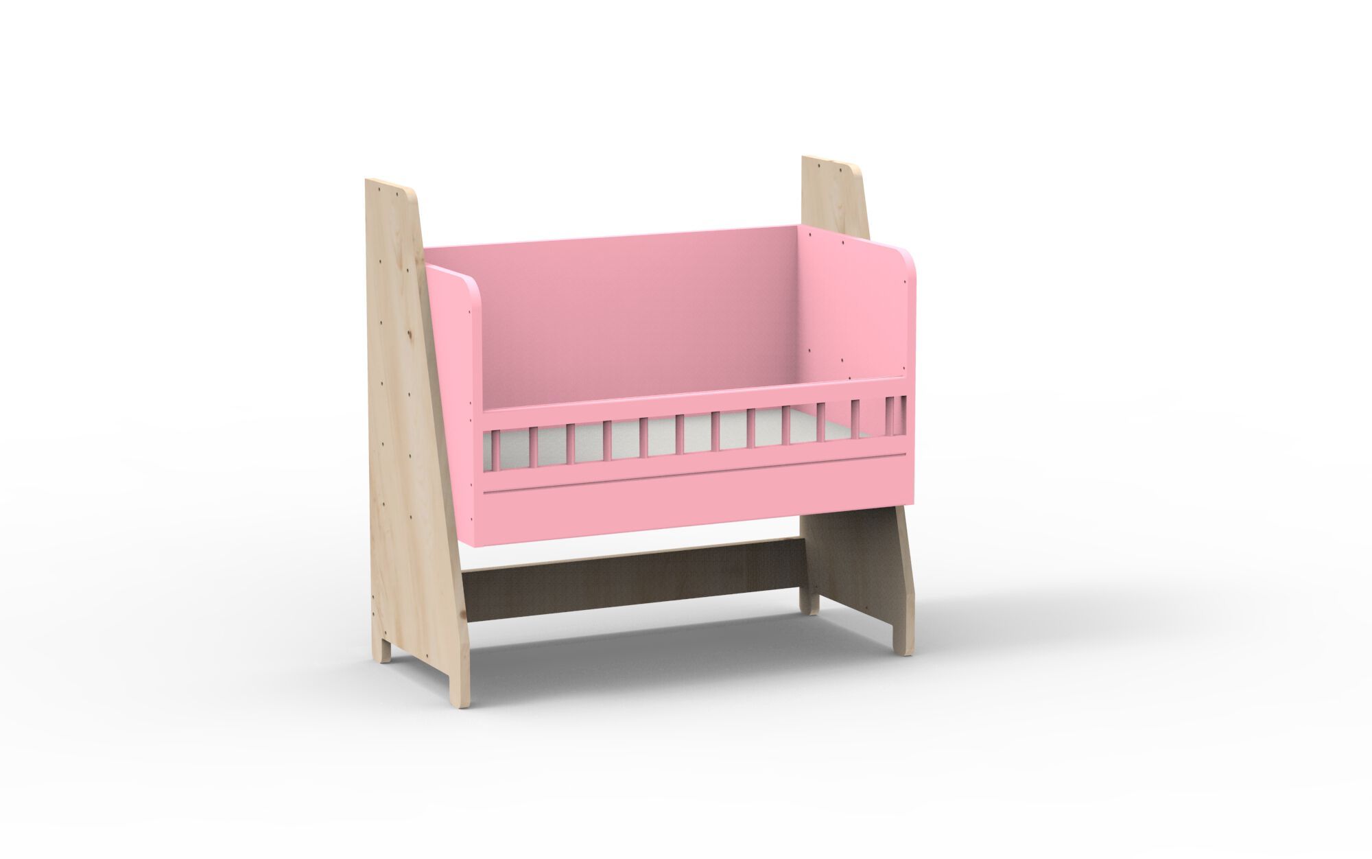 Лакированная деревянная кровать для сна Mathy by Bols ASYMETRY ARCH-00052185 - Вид №58