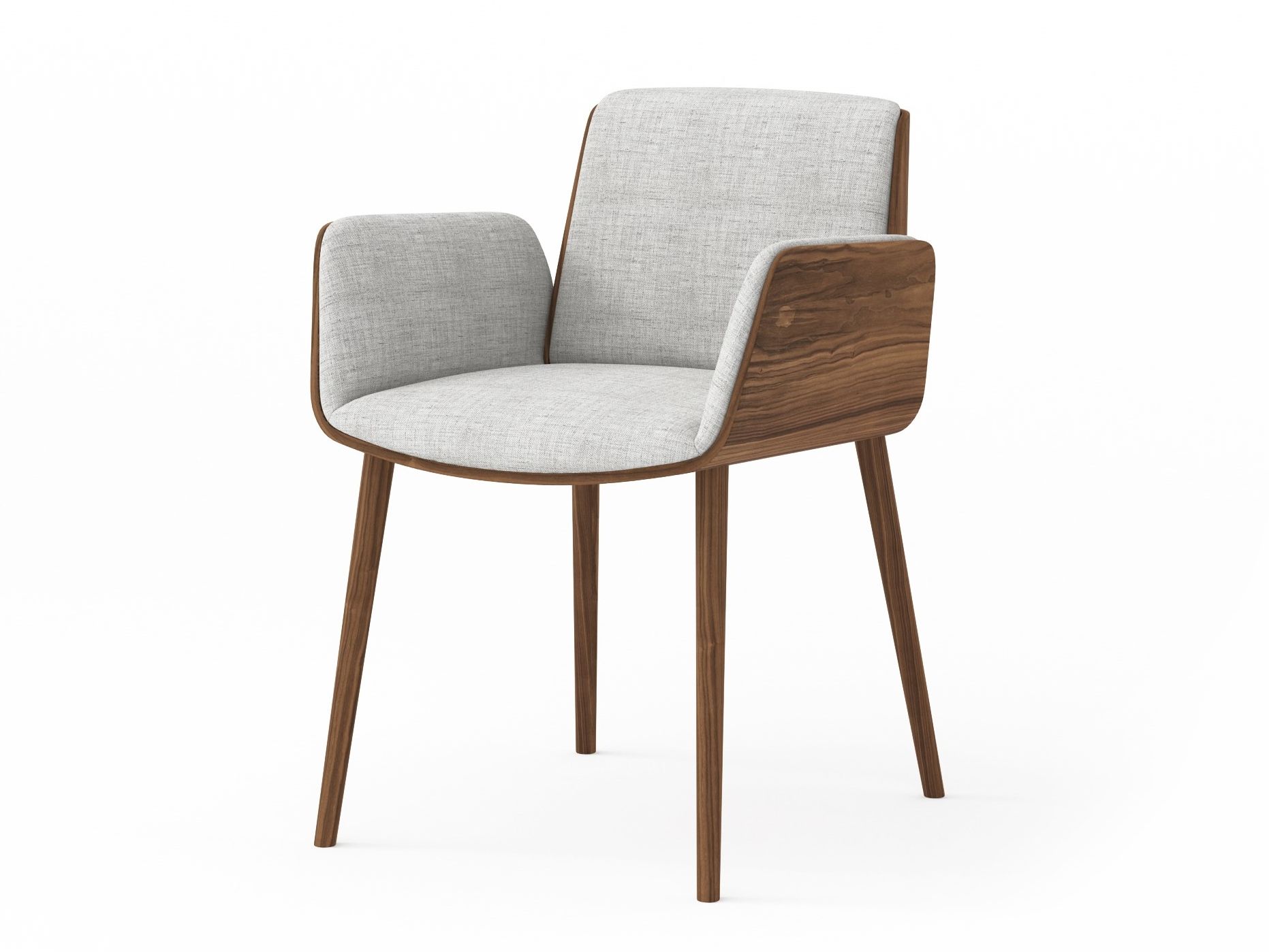 Мягкий тканевый стул с подлокотниками Punt HUG ARCH-00092567 - Вид №17