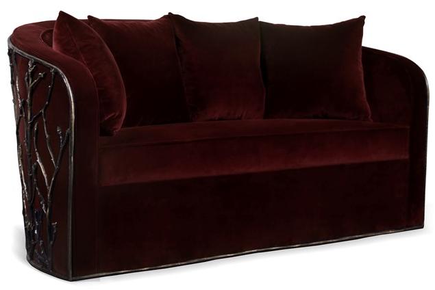 KOKET Изогнутый 2-х местный бархатный диван Enchanted sun-id-1508129 - Вид №4