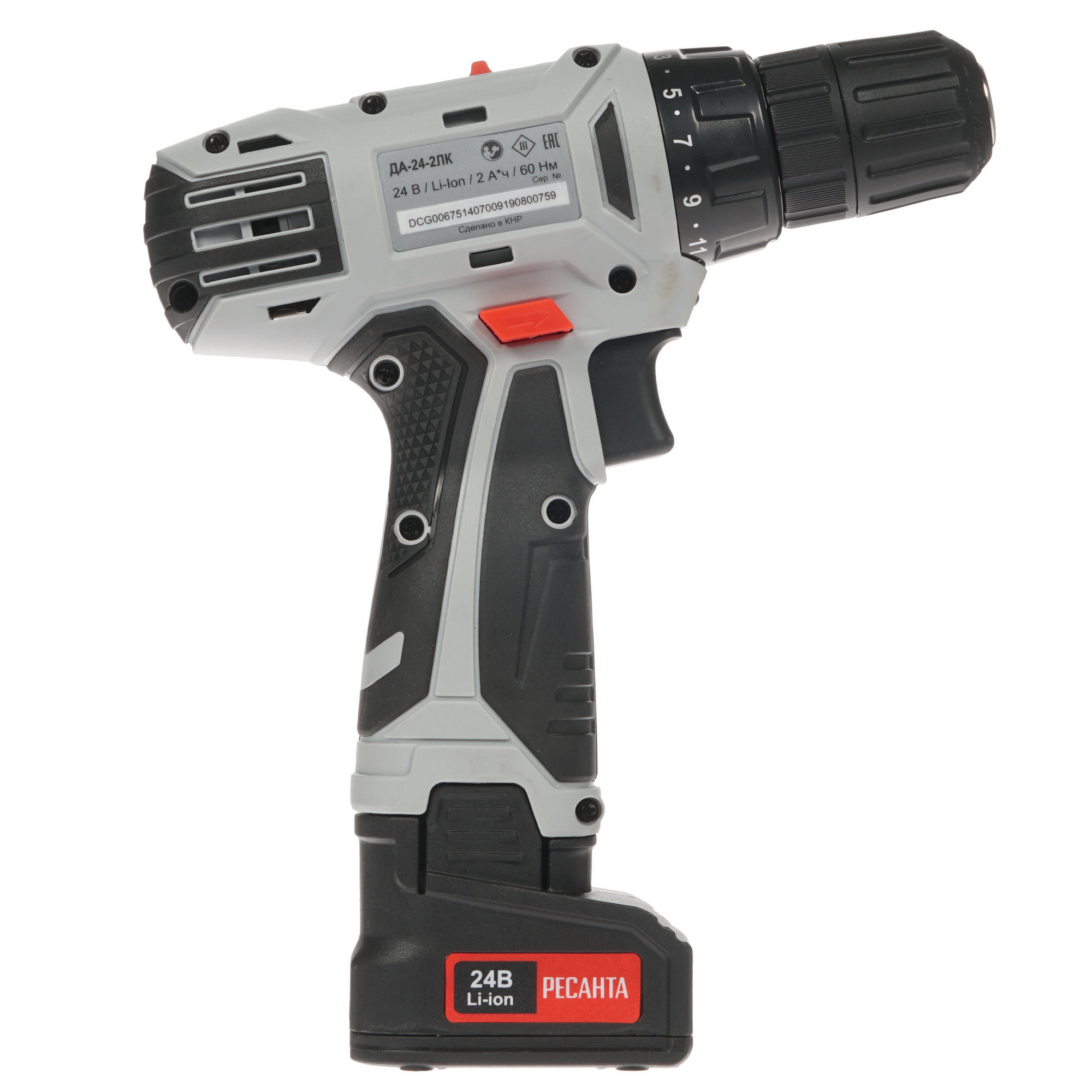 Дрель-шуруповерт Ресанта ДА-24-2ЛК 8160172 STDN-0076673 - Вид №1