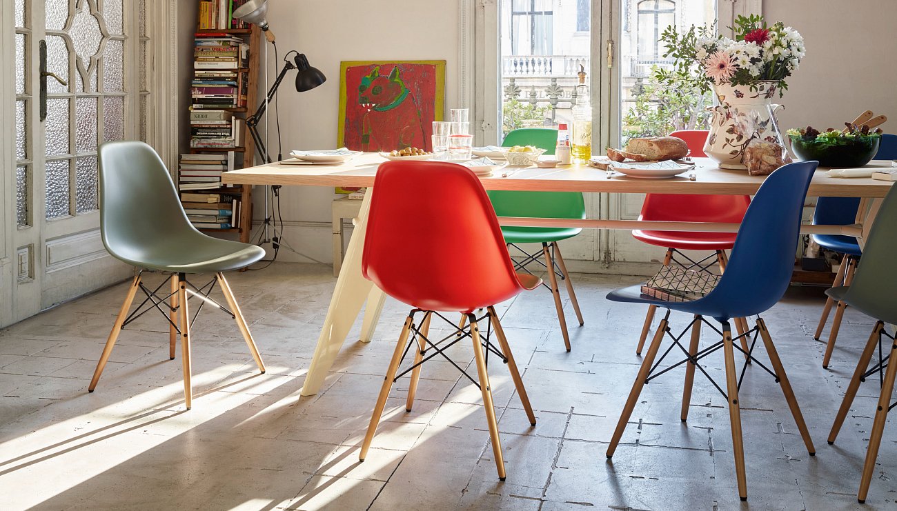 Стул пластиковый зеленый с деревянными ножками Arty (eames style) AFINA ДИЗАЙНЕРСКИЕ, EAMES STYLE 130600 Зеленый  - Вид №3