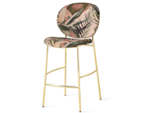 Тканевый стул с подставкой для ног