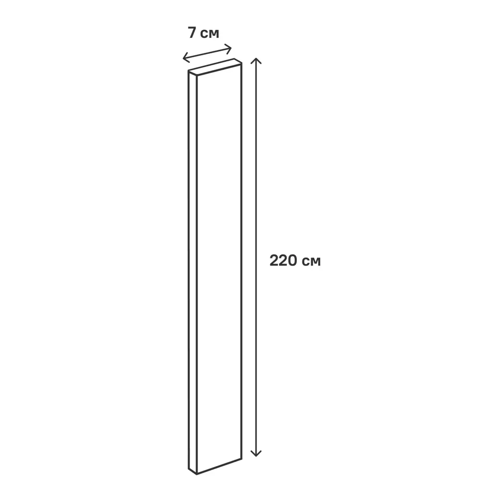 Карниз для шкафа Ньюпорт KONSENSA 220x7 см цвет топо 89415858 STLM-2138027 Ньюпорт Топо - Вид №8