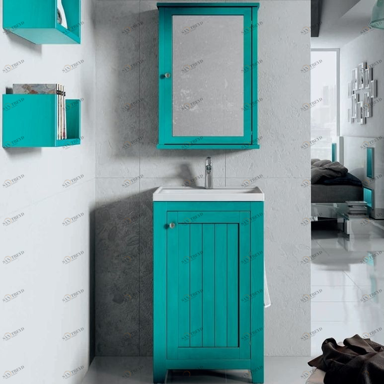 Avila Dos Комплект мебели COLONIAL 04 NATURAL WOOD голубой COLONIAL NATURAL WOOD 031610529