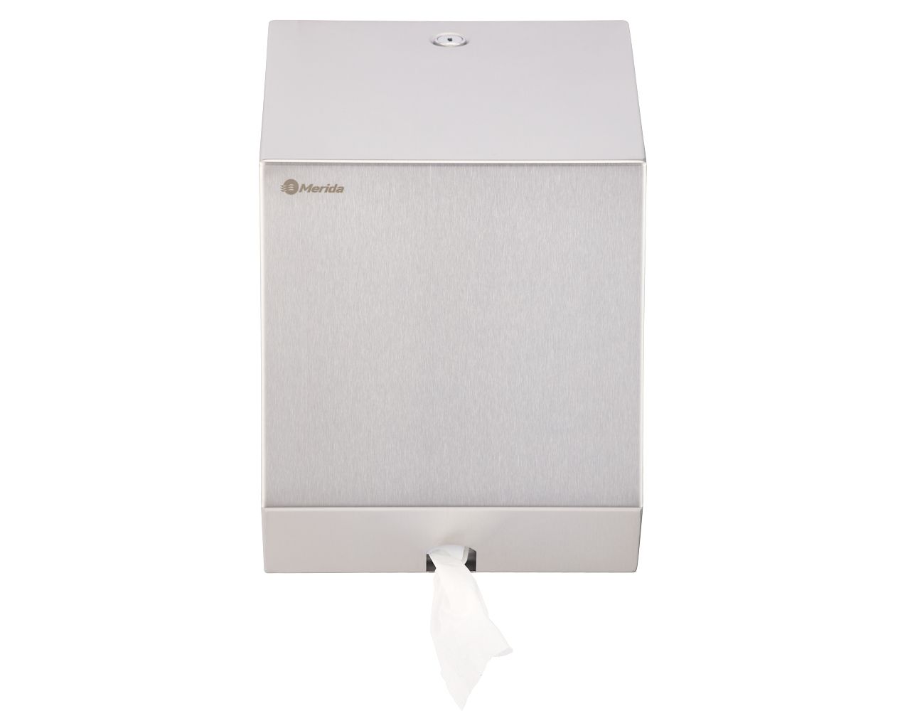 CSM202 STELLA WHITE LINE MINI система рулонов полотенец или туалетной бумаги, матовая сталь Merida  - Вид №5