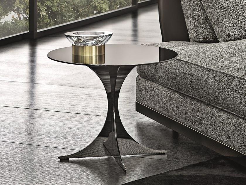Minotti Круглый металлический журнальный столик в современном стиле sun-id-1471034 - Вид №1
