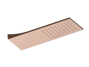 Настенная прямоугольная душевая головка из нержавеющей стали с системой защиты от накипи