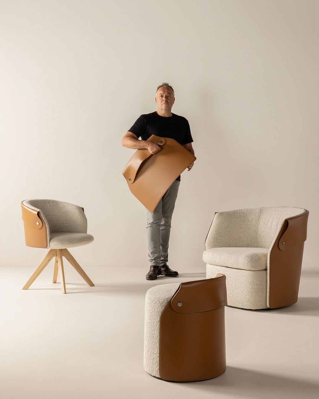 Вращающееся кресло с подлокотниками Flexform Оззи ARCH-00135268 - Вид №7