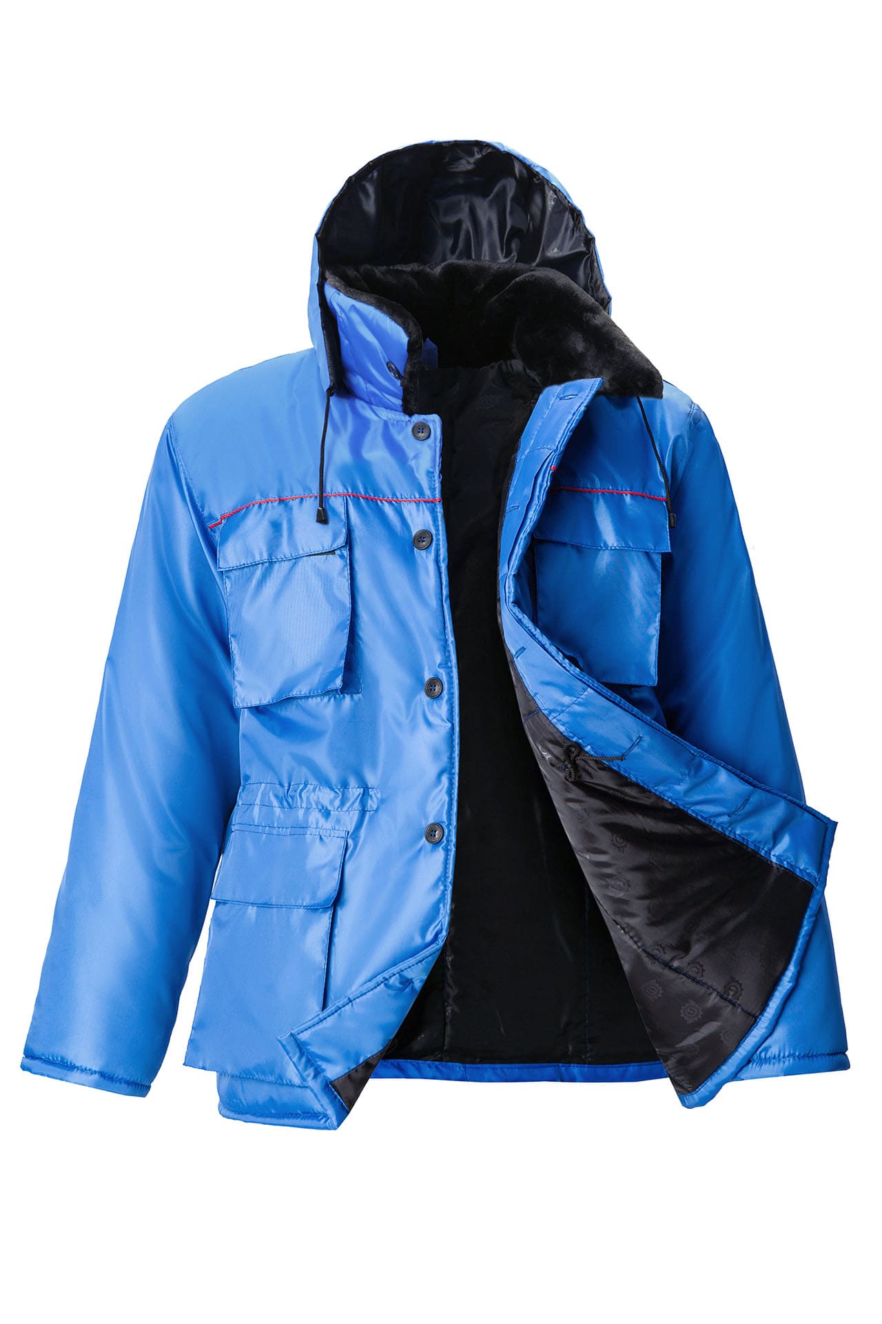 63744 Костюм "Эксперт-К" зимний ткань "Оксфорд" василек  Зимняя спецодежда  размер 52-54/170-176  - Вид №4