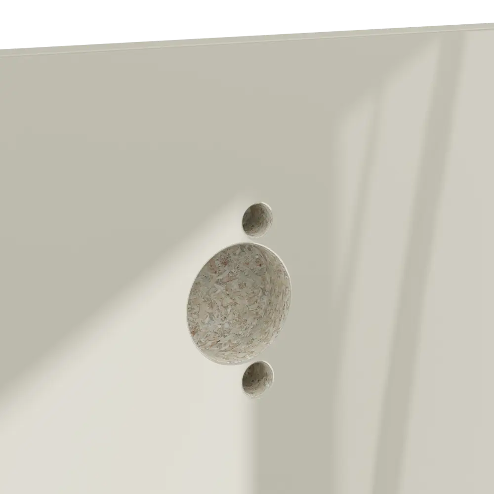 89335660 Фасад для кухонного шкафа Аша 39.7x76.5 см Delinia ID ЛДСП цвет топо STLM-0868917 - Вид №3