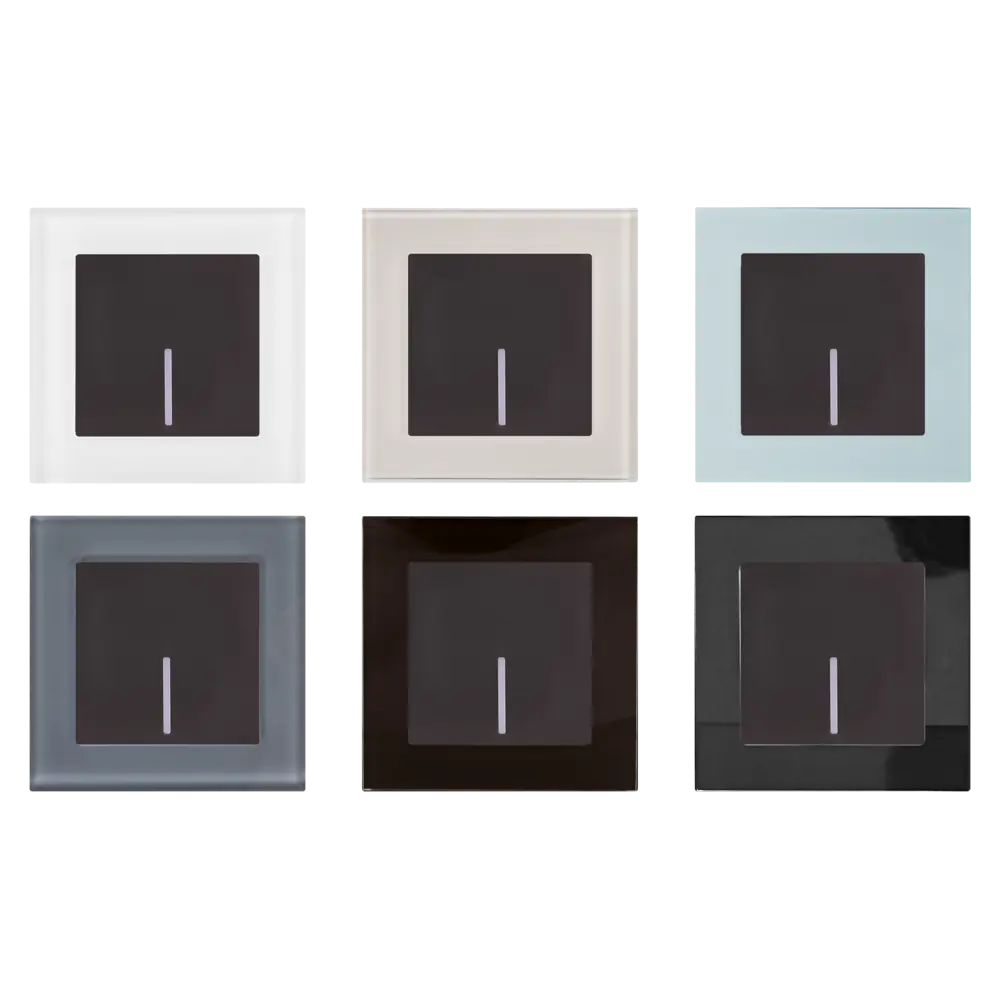 Выключатель встраиваемый Werkel 1 клавиша с подсветкой, цвет серо-коричневый STLM-2165867 - Вид №1