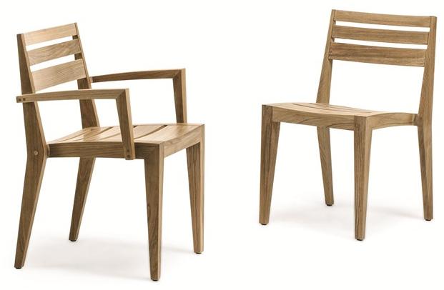 Ethimo Садовый стул из тика с подлокотниками Ribot Rbpdim010 - Вид №9