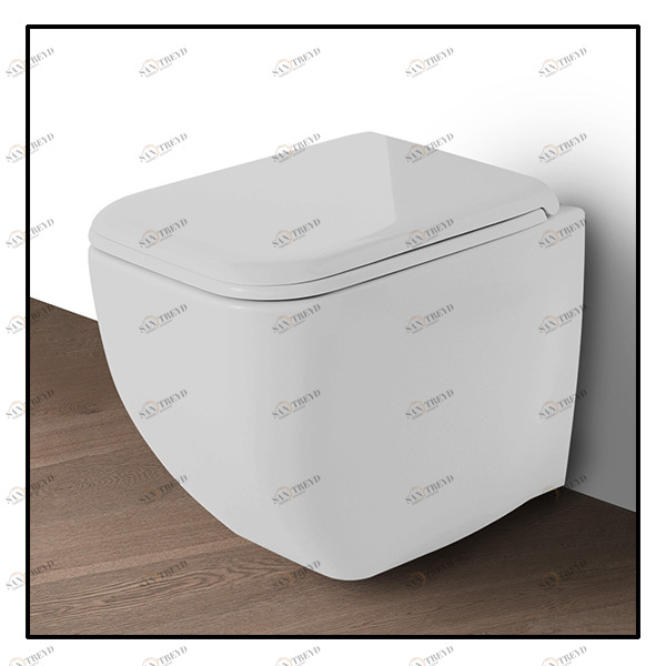 SHCOVAKTRTL Приставной унитаз напольный Белый Ceramica Cielo SHUI Comfort Италия