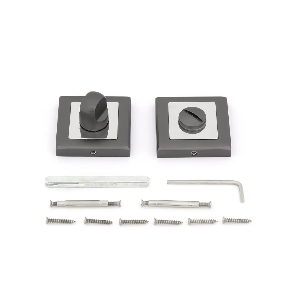 Накладка фиксатор Фабрика Замков A 200 BK BN алюминий цвет темный никель STLM-2045488 - Вид №1