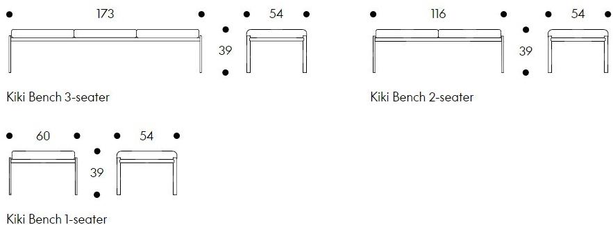 Artek Мягкая кожаная скамейка Kiki sun-id-1486262 - Вид №5