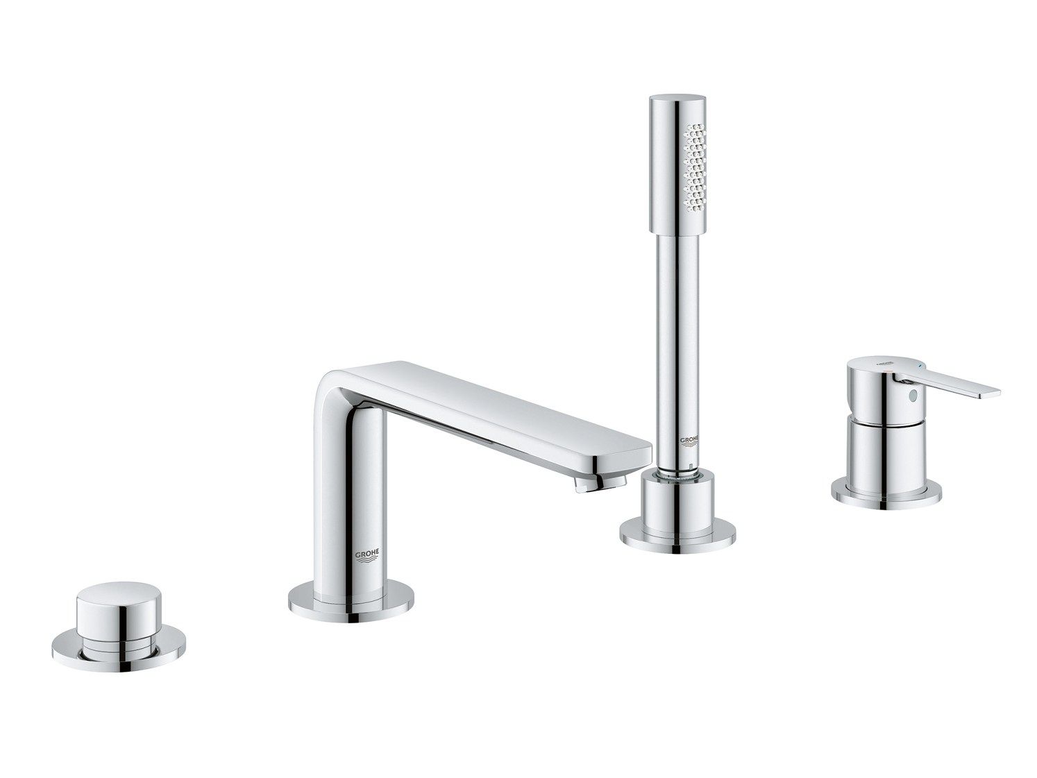Смеситель для ванны с 4 отверстиями и переключателем Grohe linear New ARCH-00064777
