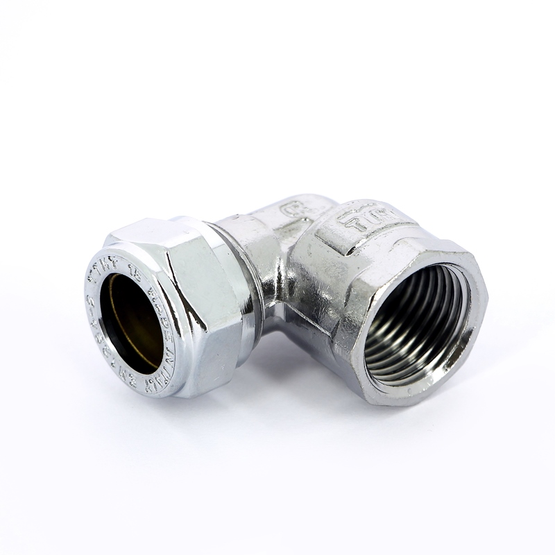 Угол обжим-В хромированный TIEMME 12х1/2" 1130090