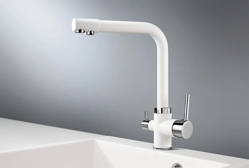 2015, АРКТИК (БЕЛЫЙ), СМЕСИТЕЛЬ КУХОННЫЙ GRANULA 2015-ST164